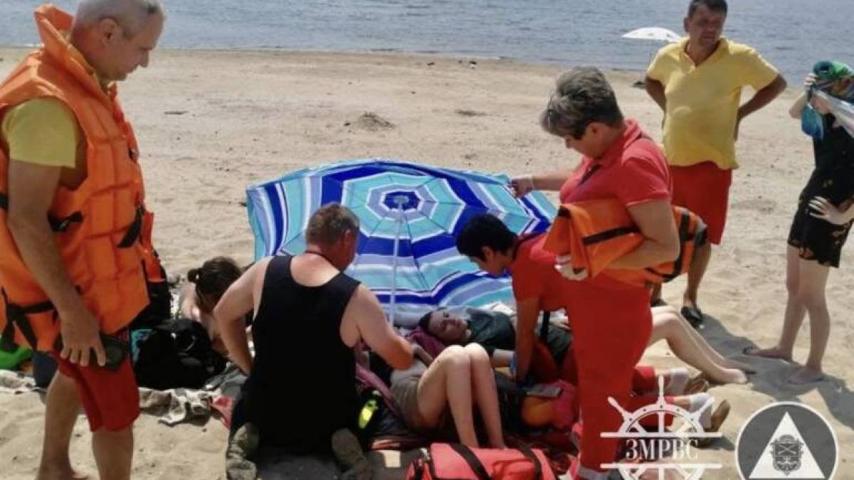 У Запоріжжі дітей течією Дніпра віднесло на значну глибину