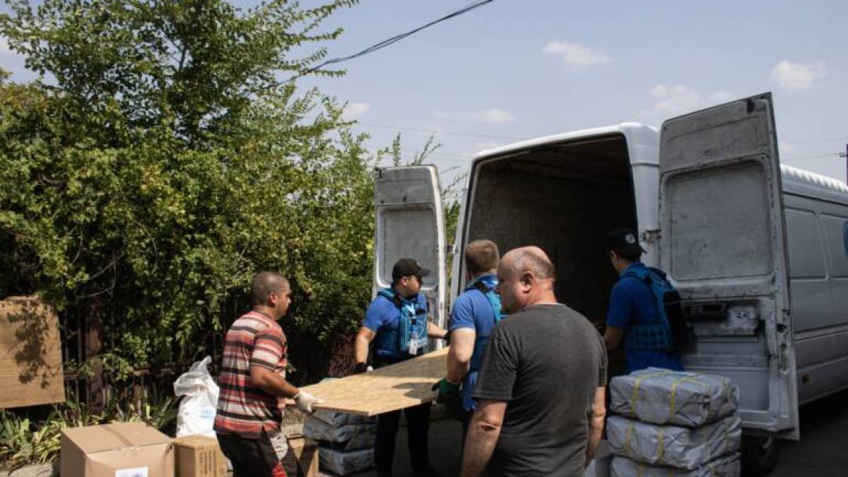 “Проліска-Запоріжжя” допомогла постраждалим від обстрілу авіабомбами мешканцям Біленького