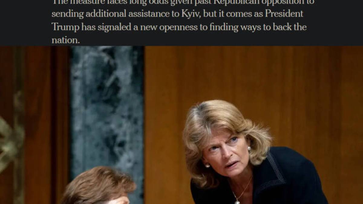 Сенат США вніс законопроєкт про виділення Україні додаткових $54,6 млрд допомоги.