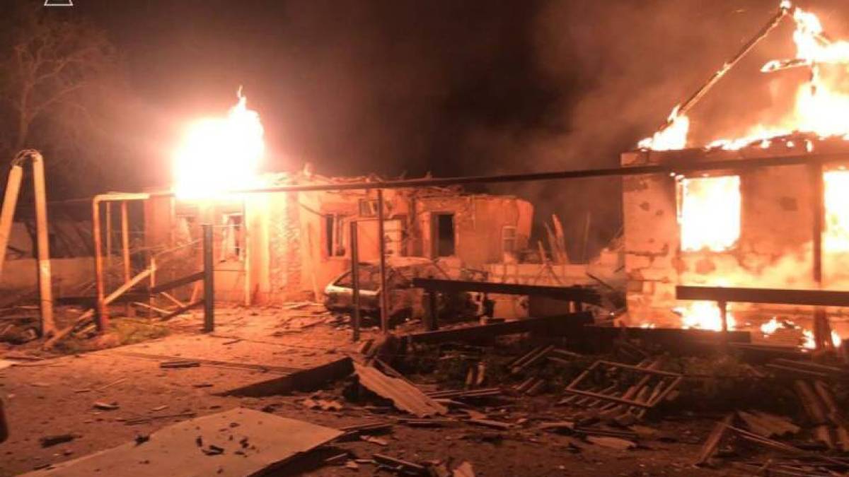 12 пожеж виникли вчора від обстрілів на Запоріжжі