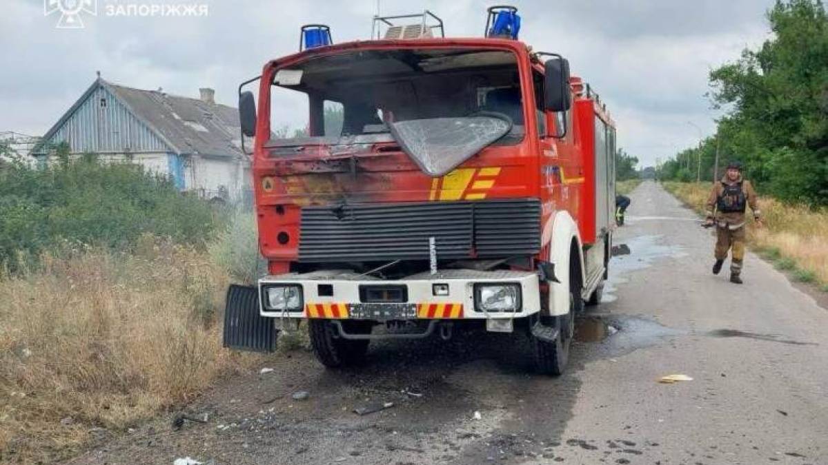 Рятувальники потрапили під підступний обстріл у прифронтовому Гуляйполі на Запоріжжі