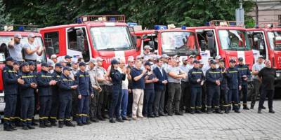 16 пожежних машин з рятувальним обладнанням від Латвії – вже в Україні
