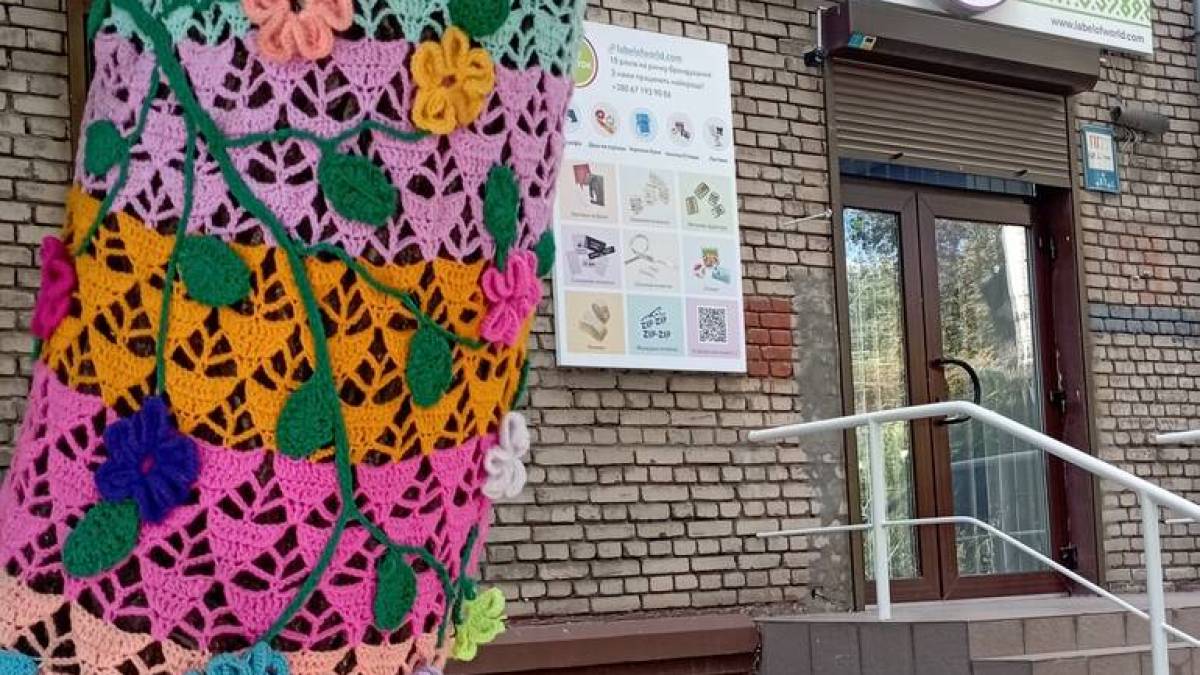 Навіщо запоріжанки прикрасили дерева яскравими «вишиванками»