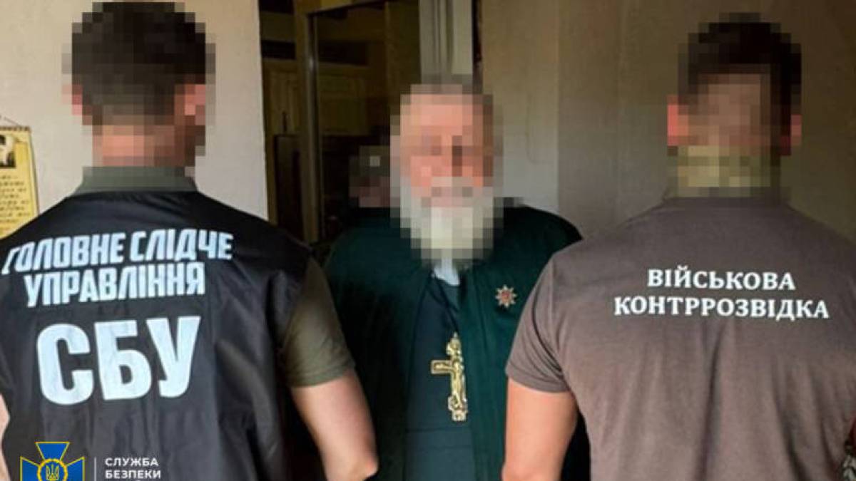 СБУ викрила у Запоріжжі агентурну мережу воєнної розвідки рф, яку координував священник УПЦ (МП)