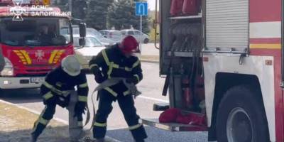 Рятувальники ліквідували пожежу в неексплуатованій будівлі в Запоріжжі
