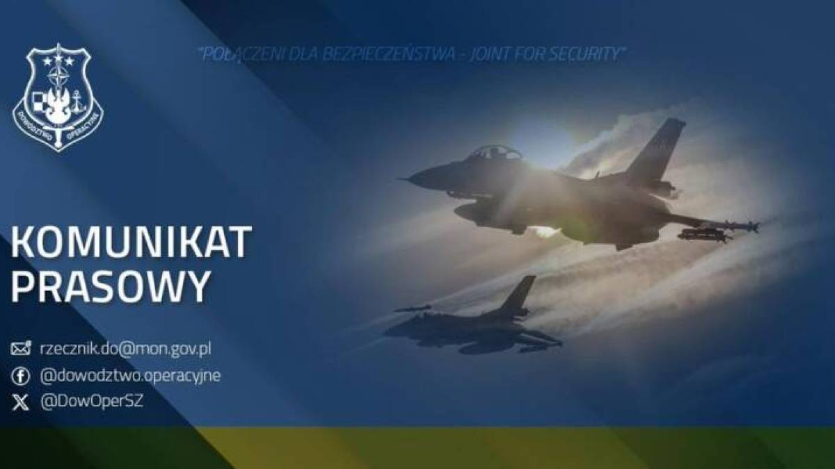 Польща піднімала винищувачі через повітряну атаку рф на Україну