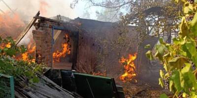 Сім пожеж виникли від обстрілів за 19 серпня на Запоріжжі