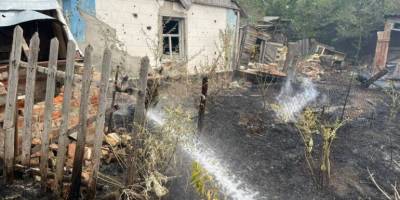 Дві пожежі виникли вчора від обстрілів на Запоріжжі