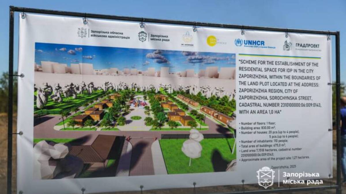 Будують житловий простір для переселенців