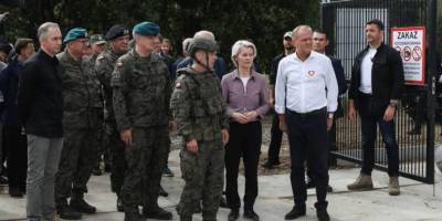 Туск і фон дер Ляєн відвідали польсько-білоруський кордон