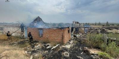 Шість пожеж сталися у нашій області внаслідок ворожих обстрілів