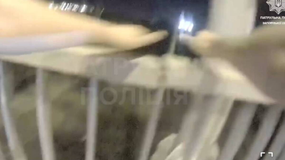 У Запоріжжі дівчина намагалася стрибнути з мосту (відео)