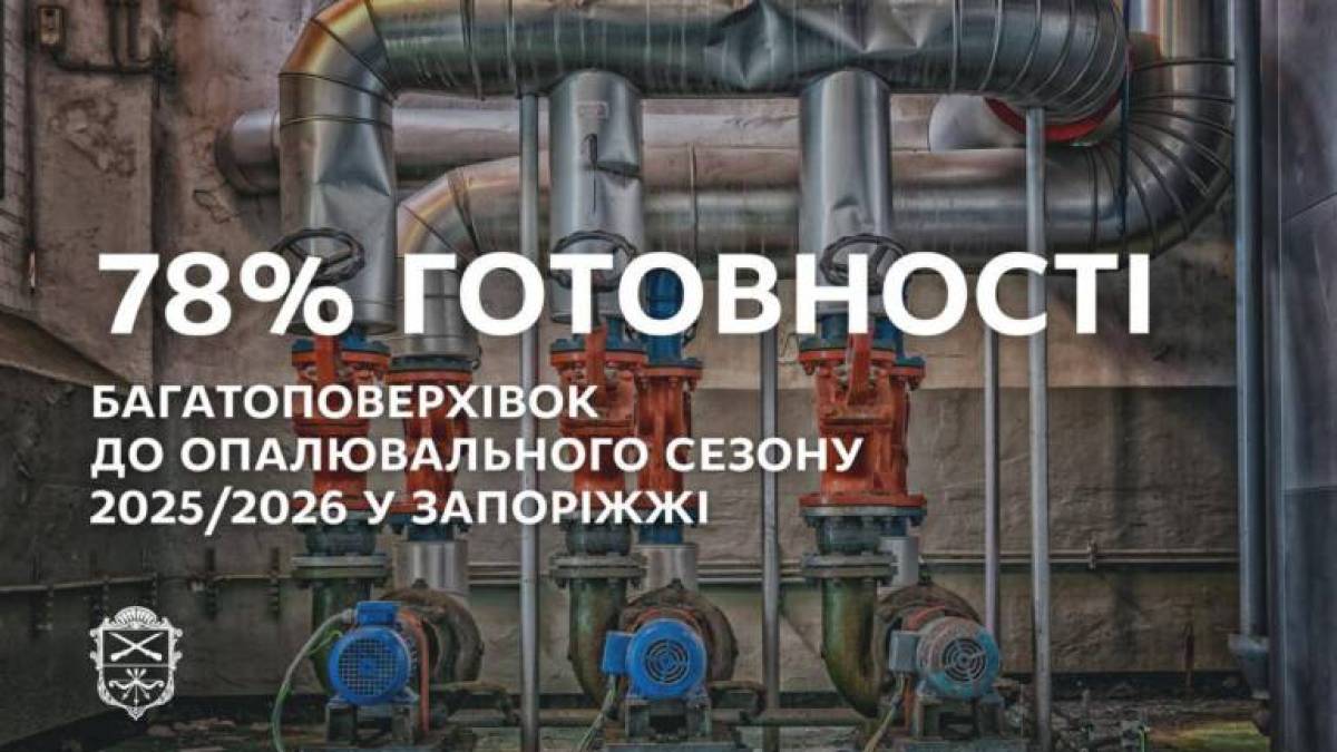78% житлових будинків у Запоріжжі вже готові до опалювального сезону