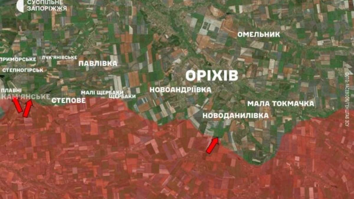Три атаки армії РФ поблизу Степногірська та Новоданилівки відбили Сили оборони
