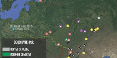 Мапа зафіксованих прильотів українських БПЛА/ракет по території рф за серпень