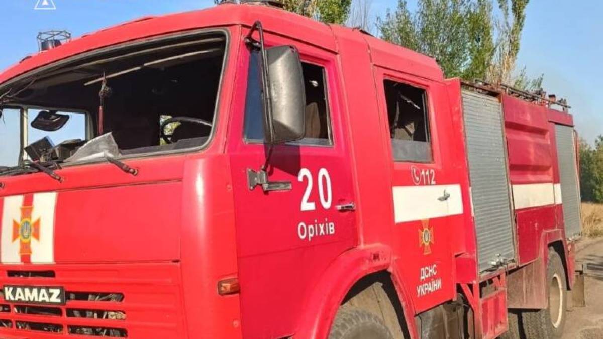 росіяни атакували рятувальників на Запоріжжі