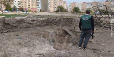Три вирви утворилися в Запоріжжі внаслідок нічної ворожої атаки