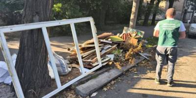 У рамках заходу з контролю за дотриманням вимог природоохоронного законодавства  виявили стихійне сміттєзвалище