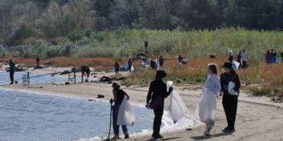 На Хортиці зібрали близько 6 тонн сміття
