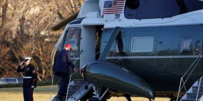 У США затримали чоловіка, який світив лазерною указкою у вертоліт Трампа