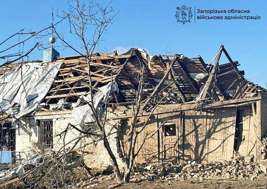 570 ударів по 18 населених пунктах Запорізької області