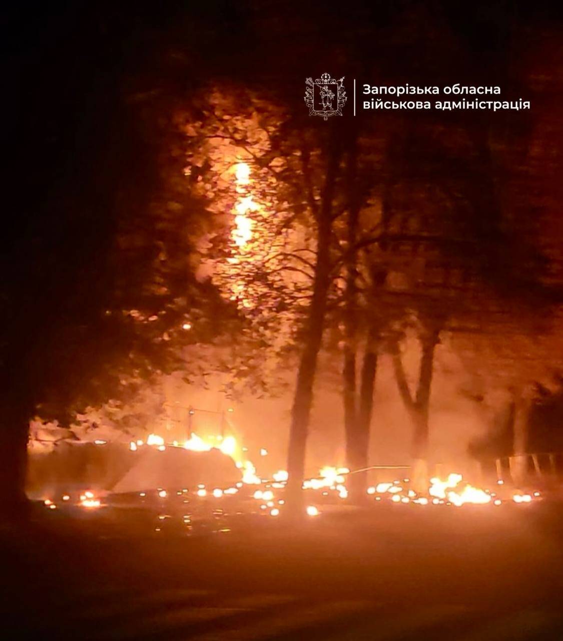російські війська «Шахедом» поцілили у Запоріжжі по одному із закладів освіти