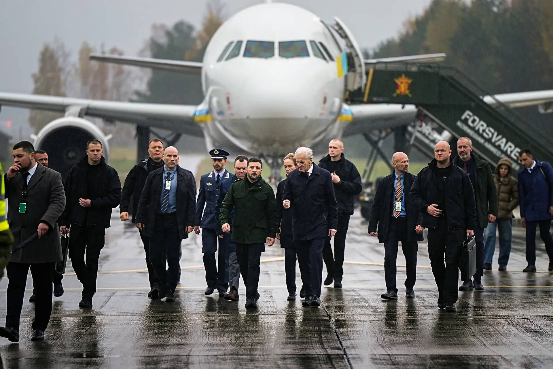 Зеленський прибув до Норвегії