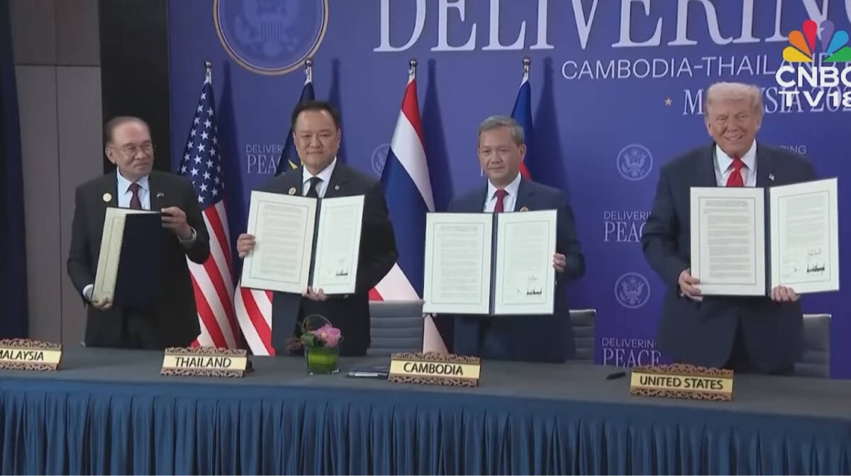 Таїланд і Камбоджа у присутності Трампа підписали мирну угоду