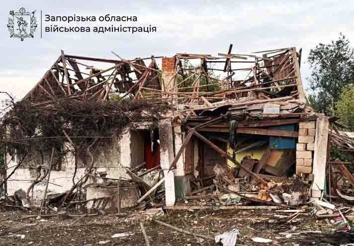 701 удар по 24 населених пунктах Запорізької області