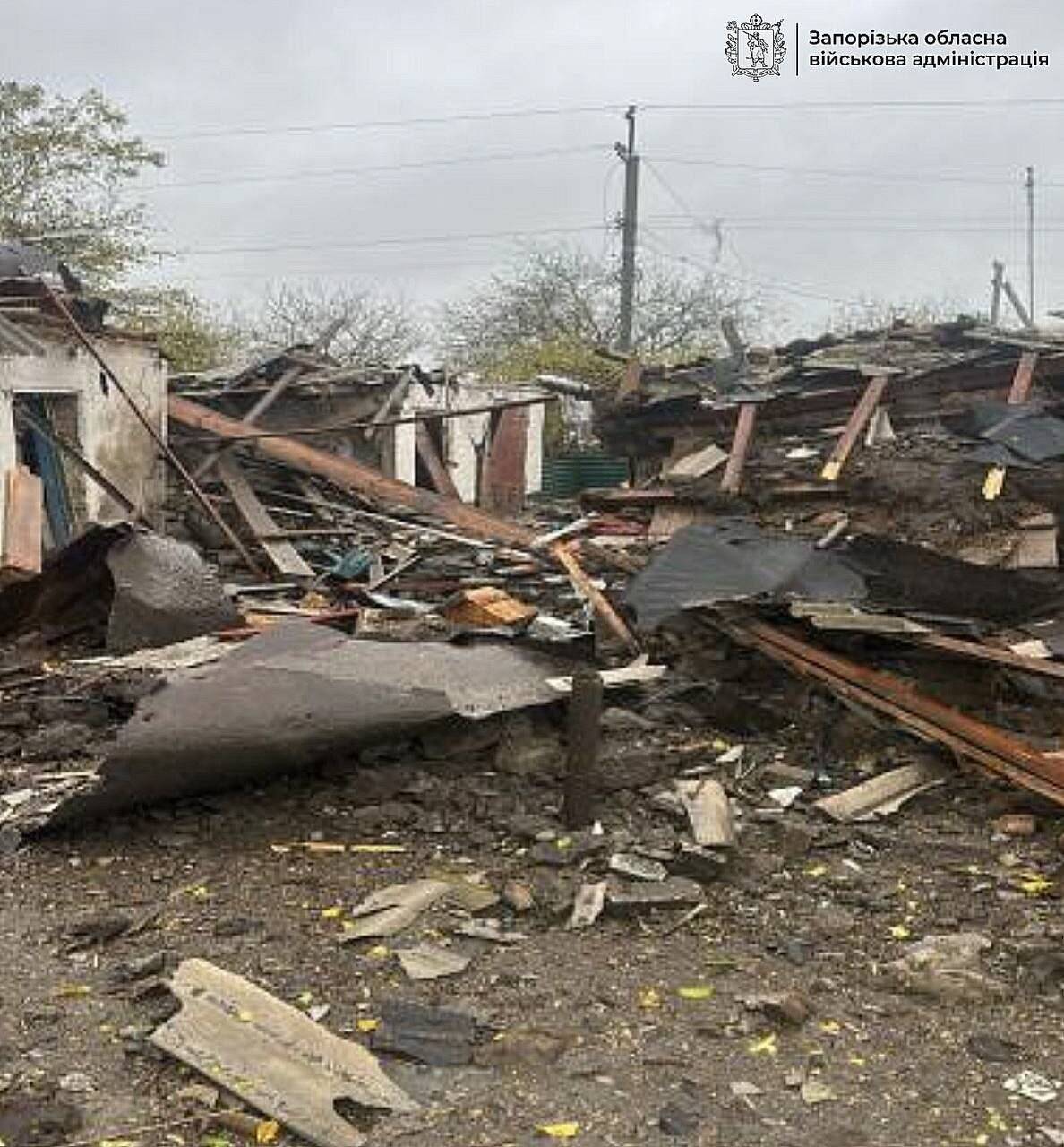 60-річна жінка поранена внаслідок ворожої атаки на Запорізький район