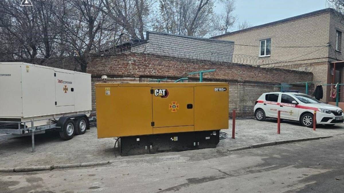 Рятувальники надали резервне електроживлення для житлових будинків та інфраструктури