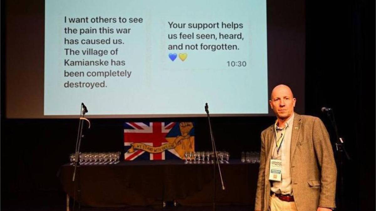 Британський волонтер розповідає світу про стійкість і біль жителів окупованої громади на Запоріжжі