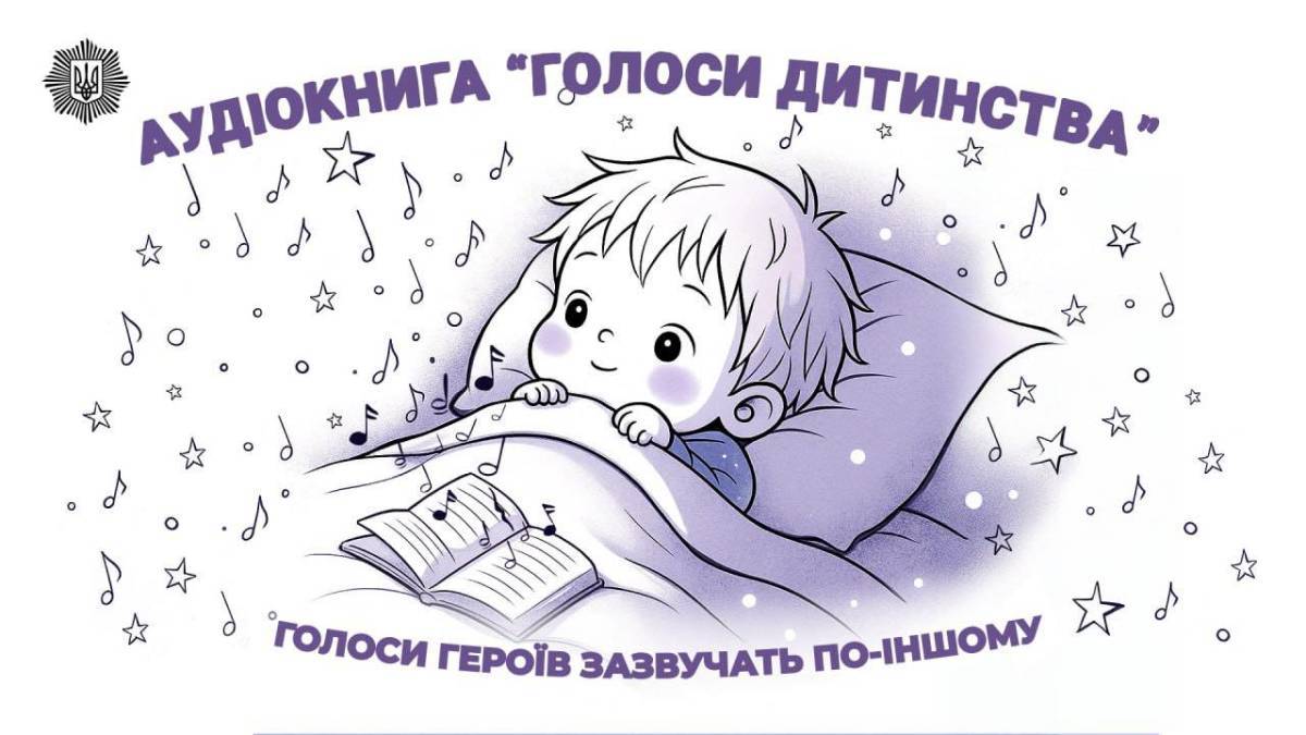 МВС України  презентувало дитячу аудіокнигу «Голоси дитинства»