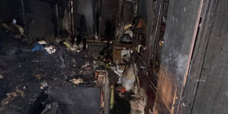 У Запоріжжі на пожежі травмувалася жінка