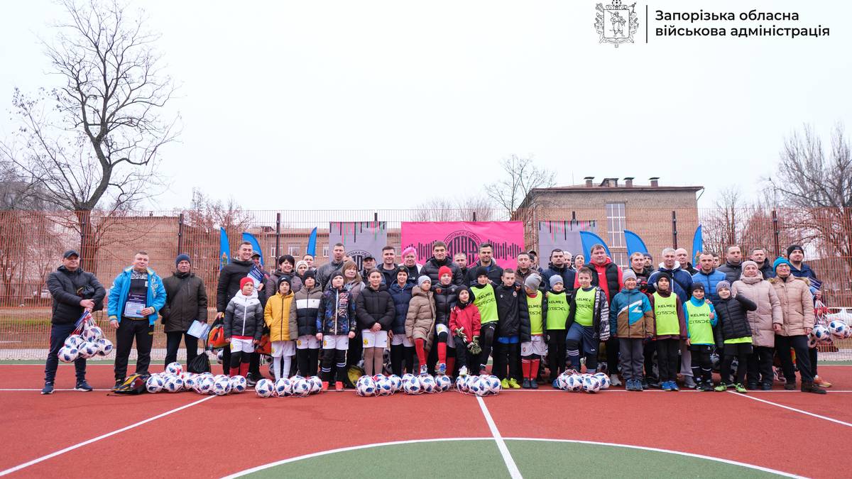 «Футбол сильніший за сирени»: у Запоріжжі підбили підсумки першого етапу спортивного проєкту
