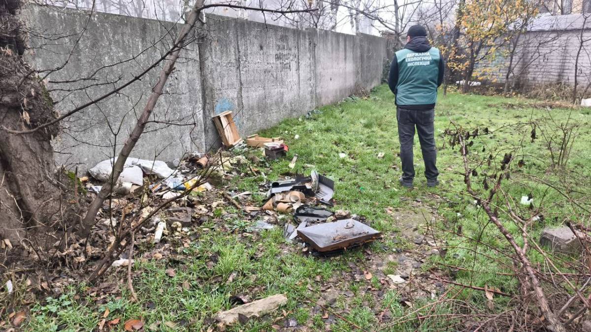 Стихійні сміттєзвалища в Олександрівському районі Запоріжжя