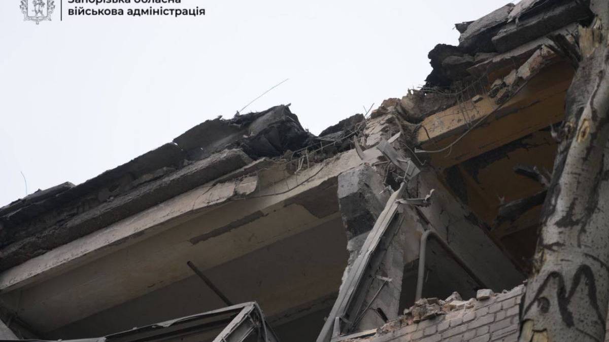 П’ять багатоквартирних будинків пошкоджені внаслідок ворожої атаки на Запоріжжя