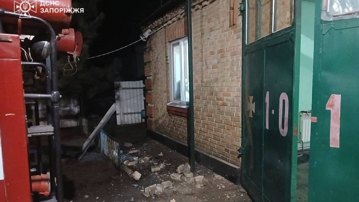 У Запорізькій області окупанти атакували пожежно-рятувальну частину