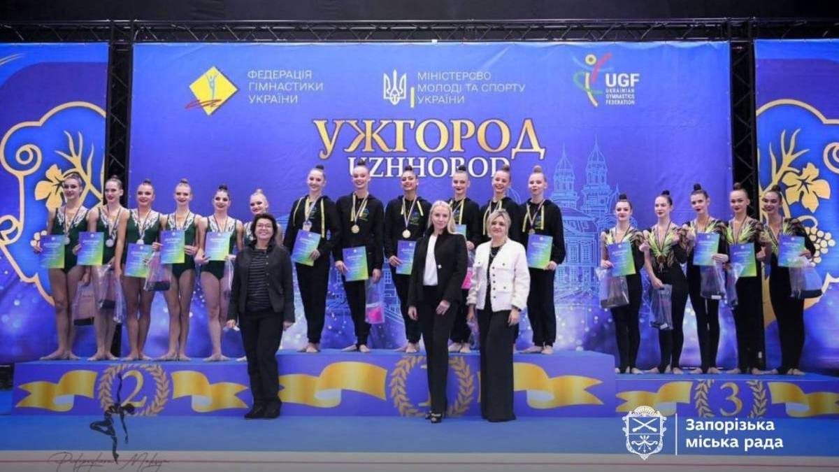 Запорізькі гімнастки вибороли срібло і дві бронзи на Чемпіонаті України
