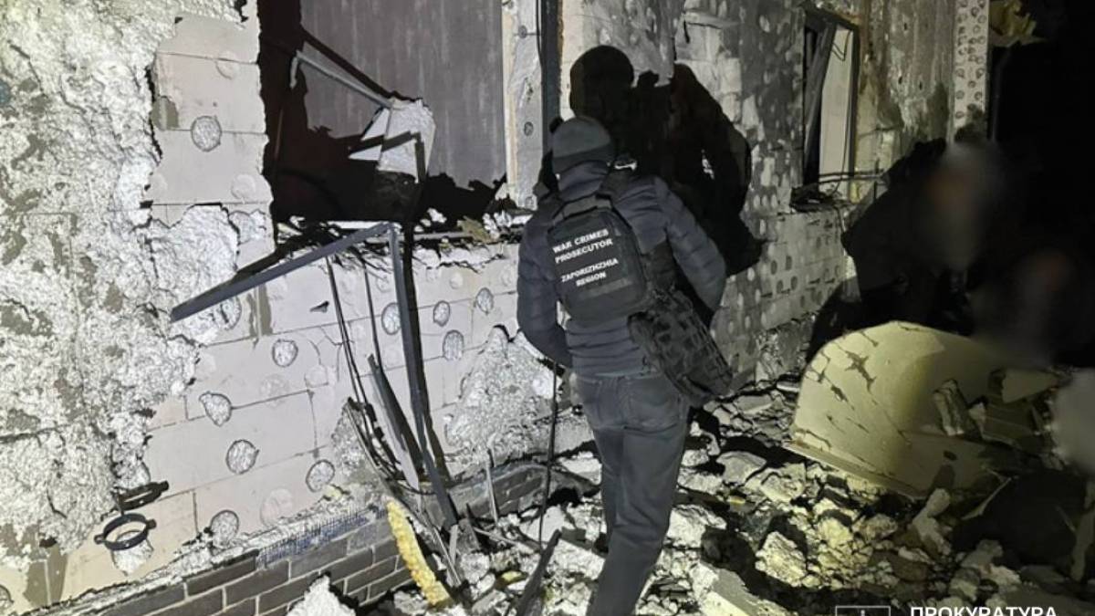 У Запоріжжі безпілотник поцілив по приватному будинку