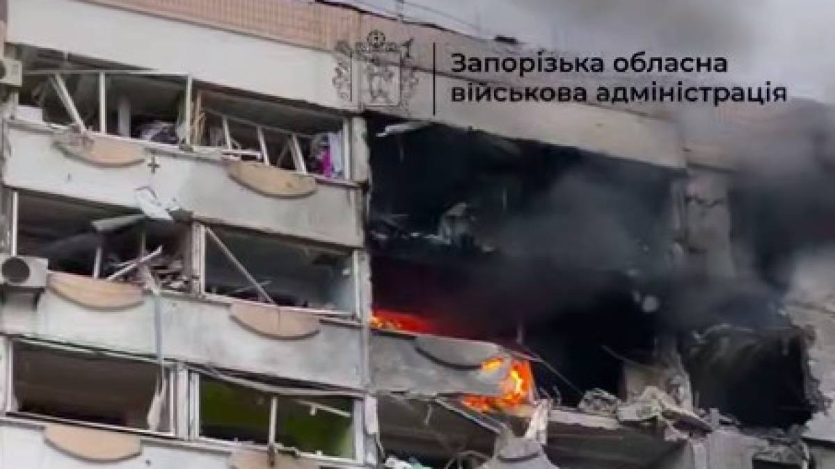 Ворог завдав три удари по Запоріжжю та Запорізькому району