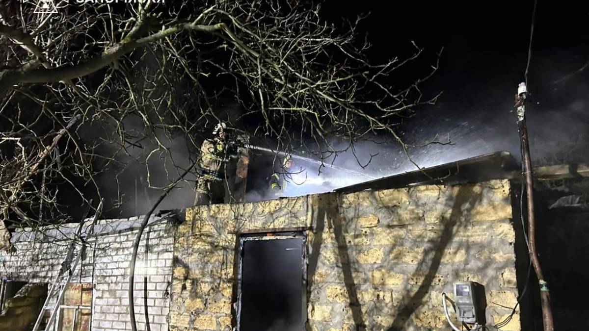 У Запорізькому районі сталося дві пожежі