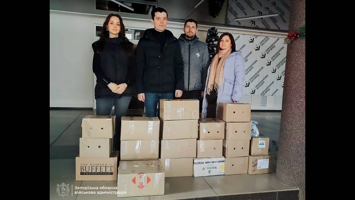 У Запоріжжі зібрали 2,5 тонни гуманітарної допомоги для Захисників і Захисниць