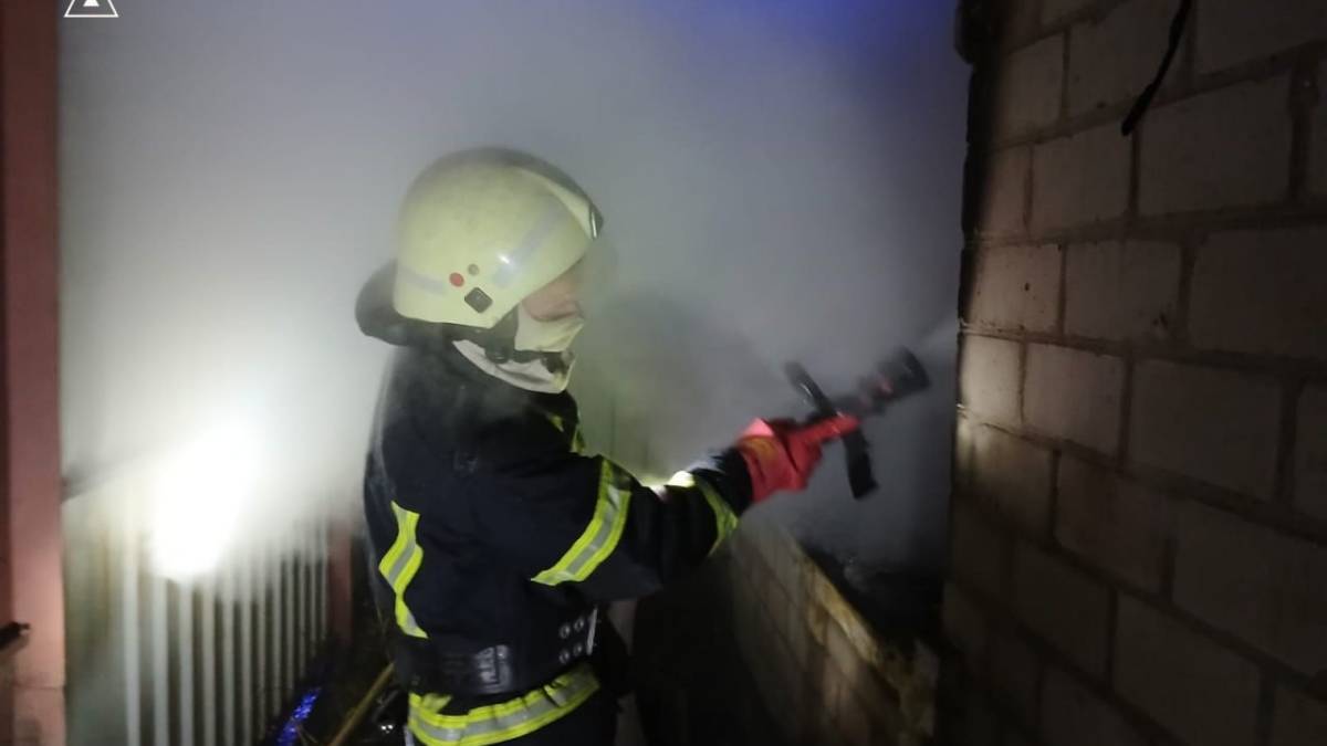 7 січня сталося загоряння в одному із районів Запоріжжя