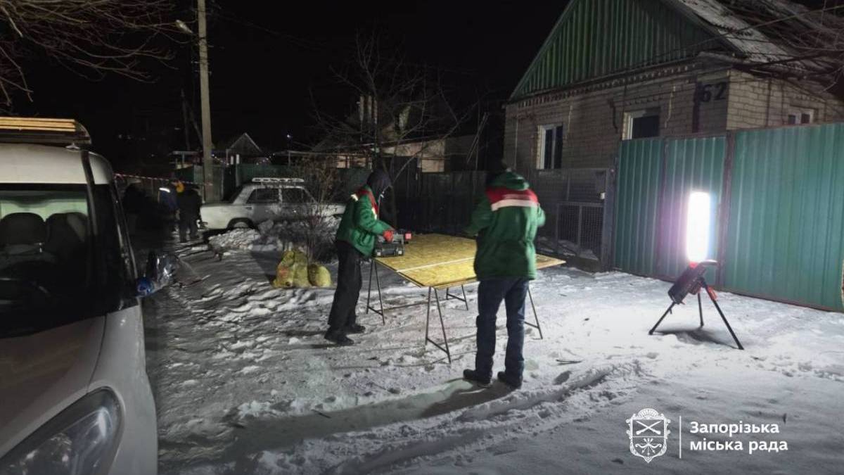Внаслідок обстрілу в Запоріжжі пошкоджені вісім приватних домоволодінь