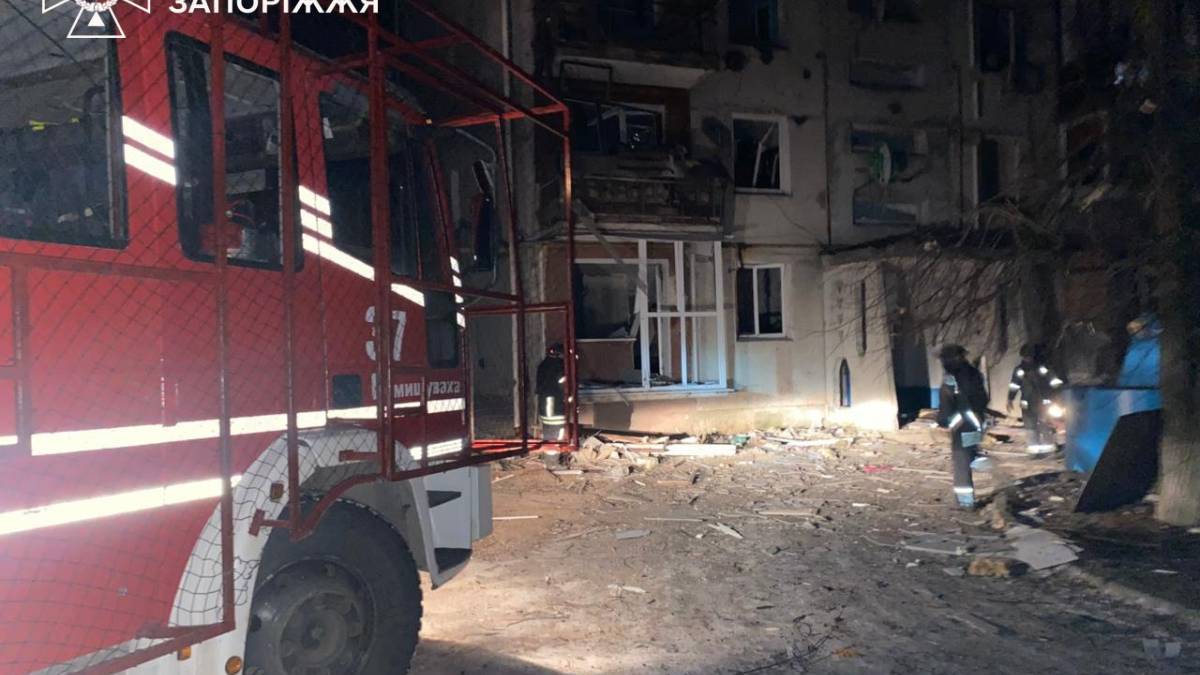 ОНОВЛЕНО: збільшилася кількість постраждалих внаслідок ворожих ударів по Запорізькому району, які сталися ввечері 22 січня