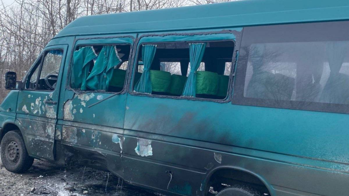 росіяни атакували два маршрутних автобуси у Запорізькому районі