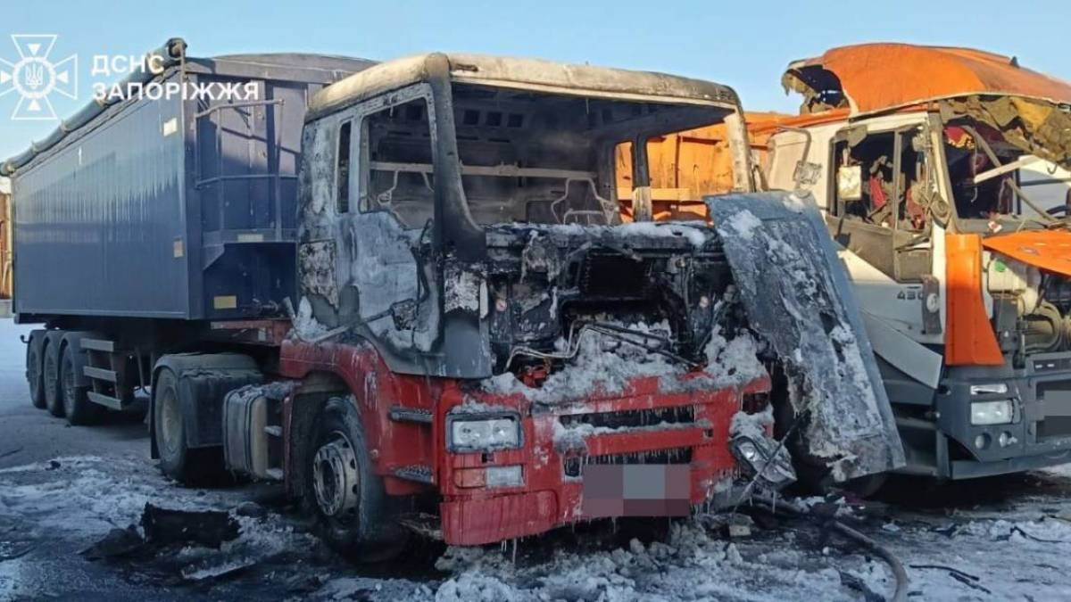 26 січня внаслідок ворожих обстрілів на території Запорізького району виникло три пожежі