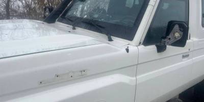 У Пологівському районі російський дрон атакував авто офіцера ДСНС