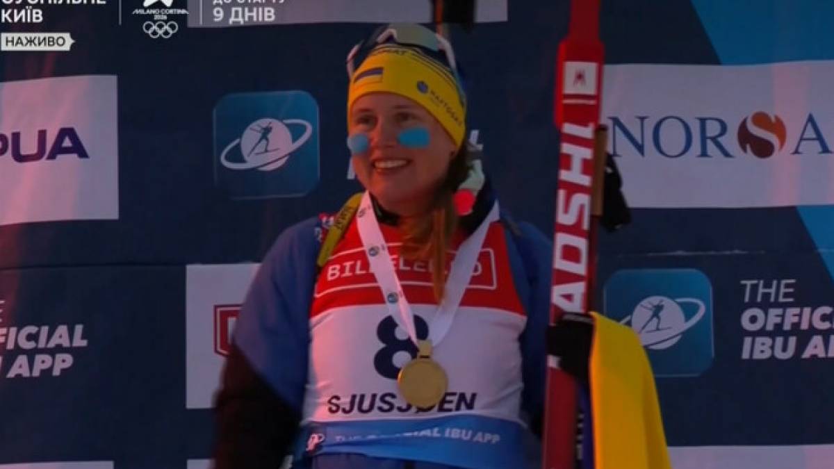 Біатлон. ЧЄ-2026. Анастасія Меркушина – чемпіонка Європи в індивідуальній гонці